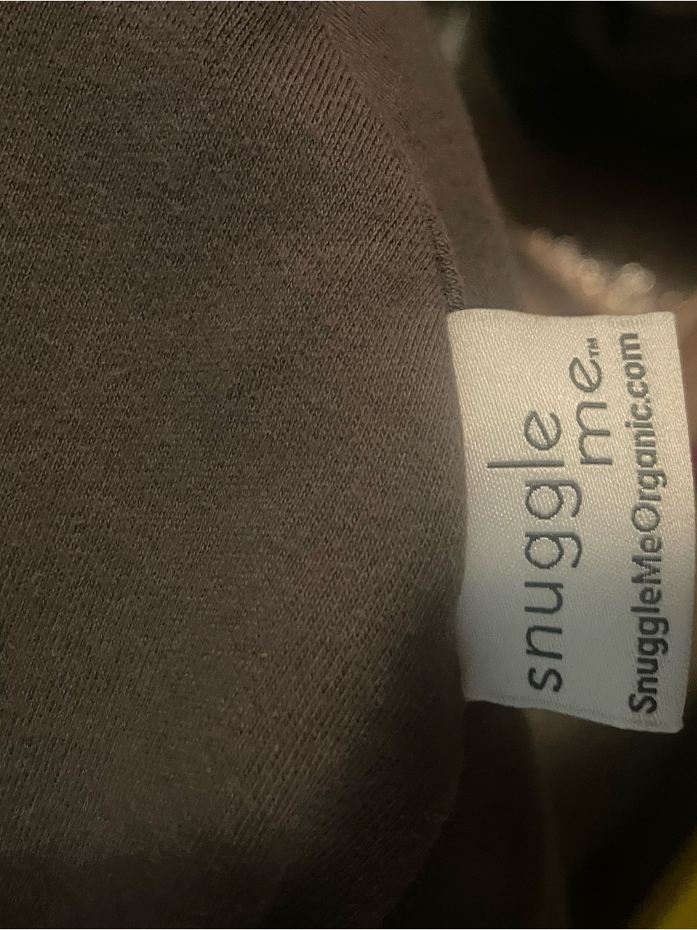Snuggle Me Organic Lounger + Cover in Charcoal Gray - Picture 3 of 3